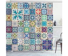 ambesonne Polyester-Decor Kollektion-Badezimmer Dusche Vorhang, Textil, Multi 10, 69W x 75L