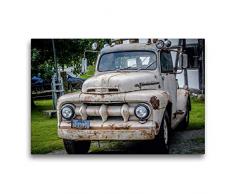 Premium Textil-Leinwand 75 x 50 cm Quer-Format FORD PICK-UPS F 1 - F 100 | Wandbild, HD-Bild auf Keilrahmen, Fertigbild auf hochwertigem Vlies, Leinwanddruck von © Michael Jaster Fotografie Düsseldorf