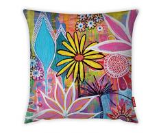 Bonamaison Dekorativ Kissenhülle, Kissenbezug, Zierkissenbezug, Wohnkultur, Für Sofa, Kaffeestube, Größe: 45X45 cm - Entworfen und hergestellt in der Türkei