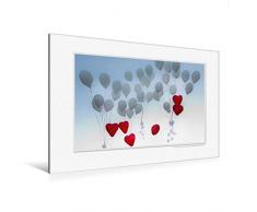 Calvendo Premium Textil-Leinwand 120 cm x 80 cm quer, EIN Motiv aus dem Kalender Emotionale Momente: Unser Hochzeitsjahr. | Wandbild, Bild auf Keilrahmen. Leinwand, Leinwanddruck Menschen Menschen