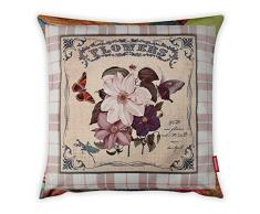 Bonamaison Dekorativ Kissenhülle, Kissenbezug, Zierkissenbezug, Wohnkultur, Für Sofa, Kaffeestube, Größe: 45X45 cm - Entworfen und hergestellt in der Türkei
