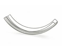 Villa d Este Home Tivoli die Küche Korb, Metall, Silber