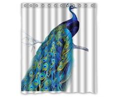 Weihnachten Santa Claus Badezimmer Dusche Vorhang, Polyester-Wasserdicht und mildewproof-Bad Vorhang Design, 36 x 183 cm Größe Kleine Stall 36x72 Color10