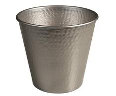 Monarch Living Monarch Handgehämmert Abfalleimer Waste Basket Zinnfarben
