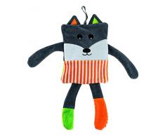 Fashy 635402Â Flo Heizkissen zu Leinsamen Kinder Motiv Fuchs Grau 33Â cm