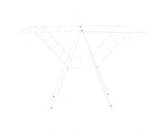 MSV Wäscheständer 129x57x91.5cm 20m aus Stahl/PP in weiß, 129x91.5x57 cm