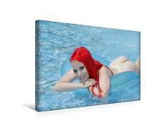 Calvendo Premium Textil-Leinwand 45 cm x 30 cm quer, Sommer auf Ibiza II | Wandbild, Bild auf Keilrahmen, Fertigbild auf echter Leinwand, Leinwanddruck Menschen Menschen