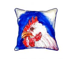 Betsy Drake SN288 Kopfkissen mit Hahnkopf, 30,5 x 30,5 cm