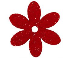 Petras Bastel News Streudeko, Fliz, rot, 18 x 12 x 5 cm