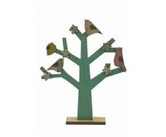 Villa d Este Home Tivoli Easter Lichterbaum Bilderrahmen, Holz, hellblau, 31 x 5 x 37 cm