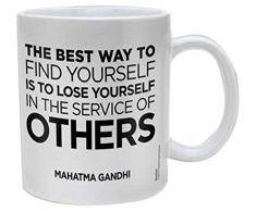 empireposter Motivational Gandhi - Service of Others - Keramik Tasse - Grösse Ø8,5 H9,5cm