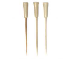 BambooMN 8,9 cm Bambus Deko Golf Ende Sport Cocktail Fruit Sandwich Hotel Picks Spieße für Veranstaltungen, Restaurants, Urlaub Oder Buffet Party Supplies 3.5 (8.89cm) Natur