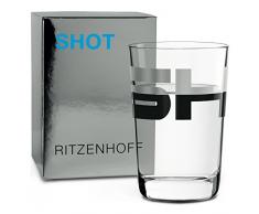RITZENHOFF Next Shot Schnapsglas von Pentagram (Shot), aus Kristallglas, 40 ml