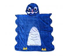 glield Einhorn Kapuzen Poncho Badetuch Kinder Kapuzen Badetuch/Strandtuch/Handtuch Wrap für Alter 2–10 etyj01 blau