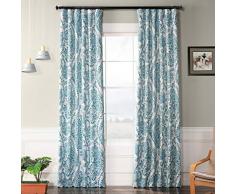 HPD Half Price Drapes BOCH-KC16072E-120 Verdunkelungsvorhang (1 Panel), 50 x 120 cm, Teal