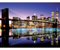 Pyramid International Digitales Leinwandbild, Brooklyn Bridge, in Farbe, 60 x 80 cm