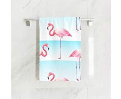SUABO Pink Flamingo Handtuch Geschirrtücher Baumwolle Gesichtshandtuch 76,2 x 38,1 cm Gym Yoga Handtücher für Bad Dekor