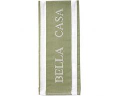 Ladelle 30494 Geschirrtuch Bella Casa, Baumwolle, salbei-grün, 30 x 30 x 20 cm