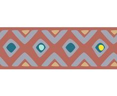 Plage Bordüren Stammesbewusstsein-Orange (300x10cm), Acryl, 300 x 0,2 x 10 cm