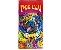 Dawhud Direct Dean Russo Baumwolle Strandtuch 30 inches by 60 inches Pit Bulls They Will Steal Your Heart