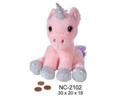 ROYMAR Riesige 30 cm Plüsch Einhorn Sparbüchse Deko Möbel Aufkleber Home Decor Unisex Erwachsene Mehrfarbig (Mehrfarbig), einzigartig