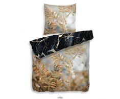 Heckett Lane Mako-Satin Wendebettwäsche Midas 135x200 (80x80) Harvest Gold