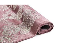 Vallila Syvämeri 68x220 cm Rose Elegantes Design Rundteppich Viskose Teppich, 220cm x 68cm
