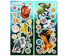 Komar - Disney - Deco-Sticker LION KING - 14 x 33 cm - Wandtattoo, Wandbild, Wandsticker, Wandaufkleber, Walltattoo, König der Löwen, Löwe, Simba, Pumba - 14804