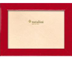 Natalini BIANTE Rosso 20X25 Bilderrahmen mit Unterstützung für Tisch, Tulipwood, Rot, 20 X 25 X 1,5
