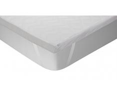 Classic Blanc - Topper/versteppte Matratzenauflage, weiβ, 135 x 190 cm, Bett 135