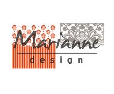 Marianne Design Ordner De Luxe Anjas Ornamental, Plastik, Orange, 21.5 x 17 x 0.5 cm