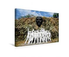 Calvendo Premium Textil-Leinwand 45 cm x 30 cm quer, Lenin-GedenkstÃ¤tte in Havanna | Wandbild, Bild auf Keilrahmen, Fertigbild auf echter Leinwand, Leinwanddruck Menschen Menschen