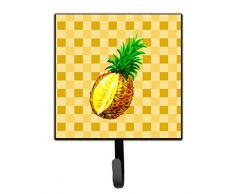 Caroline s Treasures ganze Ananas Schnitt auf Basketweave Wandhaken, Multicolor, S