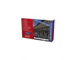 Konstsmide 2746-802 LED Eiszapfen Lichtervorhang / für AuÃen (IP44) / 16 Zapfen / 24 bernsteinfarbenen Dioden / 24V AuÃentrafo / weiÃes Kabel