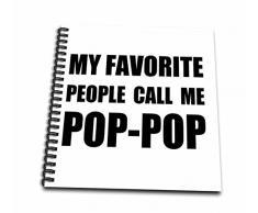 3D Rose My Favorite People Call Pop Fun Text Design für Poppop Opa Malbuch