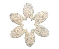 Petras Bastel News Streudeko, Fliz, Creme, 18 x 12 x 5 cm