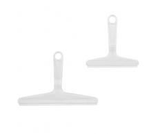 Spectrum Duschabzieher mit Saugnapf, 30,5 cm, transparent