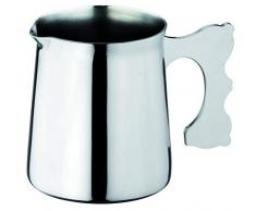 MEPRA Tablett, Edelstahl, 200 ml, Dolce Vita, Milch, Becher, Silber