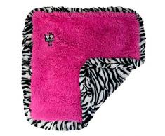 Bessie and Barnie Zebra / Lollipop Shag Ultra Plüsch Kunstfell Haustier Hund Katze Welpen Super Soft Wendedecke (mehrere Größen), XS - 20 x 20