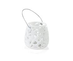 massivum Windlicht Yola 9x9x9 cm Polyresin weiß