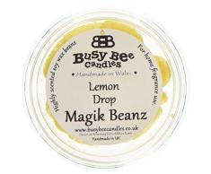 Busy Bee Kerzen Lemon Drop Magik Beanz, gelb, Set von 6