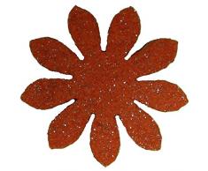 Petras Bastel News Streudeko, Fliz, orange, 18 x 12 x 5 cm