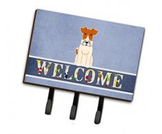 Carolines Treasures Wire Fox Terrier Wandhaken, dreifach, Mehrfarbig