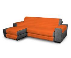 Elegant Couchüberzüge, orange 240cm +chaiselongue, 100% Mikrofaser