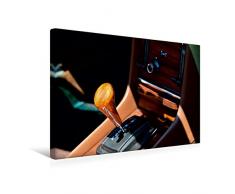 Premium Textil-Leinwand 45 x 30 cm Quer-Format Mercedes SL W107 - Terminplaner | Wandbild, HD-Bild auf Keilrahmen, Fertigbild auf hochwertigem Vlies, Leinwanddruck von Ingo Laue