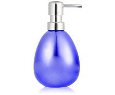 WENKO 21331100 Seifenspender Polaris Purple Metallic, Fassungsvermögen 0.39 L, 9.5 x 16.2 x 9 cm