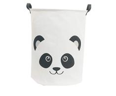 TIBAOLOVER Wäschesammler, groß, wasserdicht, faltbar, 50 cm Panda