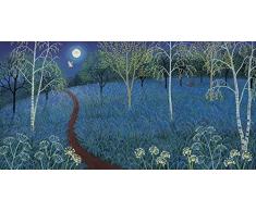 Jo Grundy Leinwanddruck, Holz, Mehrfarbig, 50 x 100 cm