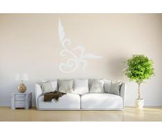 INDIGOS Wandtattoo, Vinyl, Silber, 96 x 76 x 1 cm