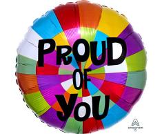 Anagram 30664 Folienballon, 45,7 cm, mehrfarbig